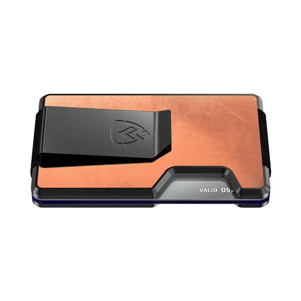 Metal Wallet - Blaze Orange - Aluminum - Axwell Wallet