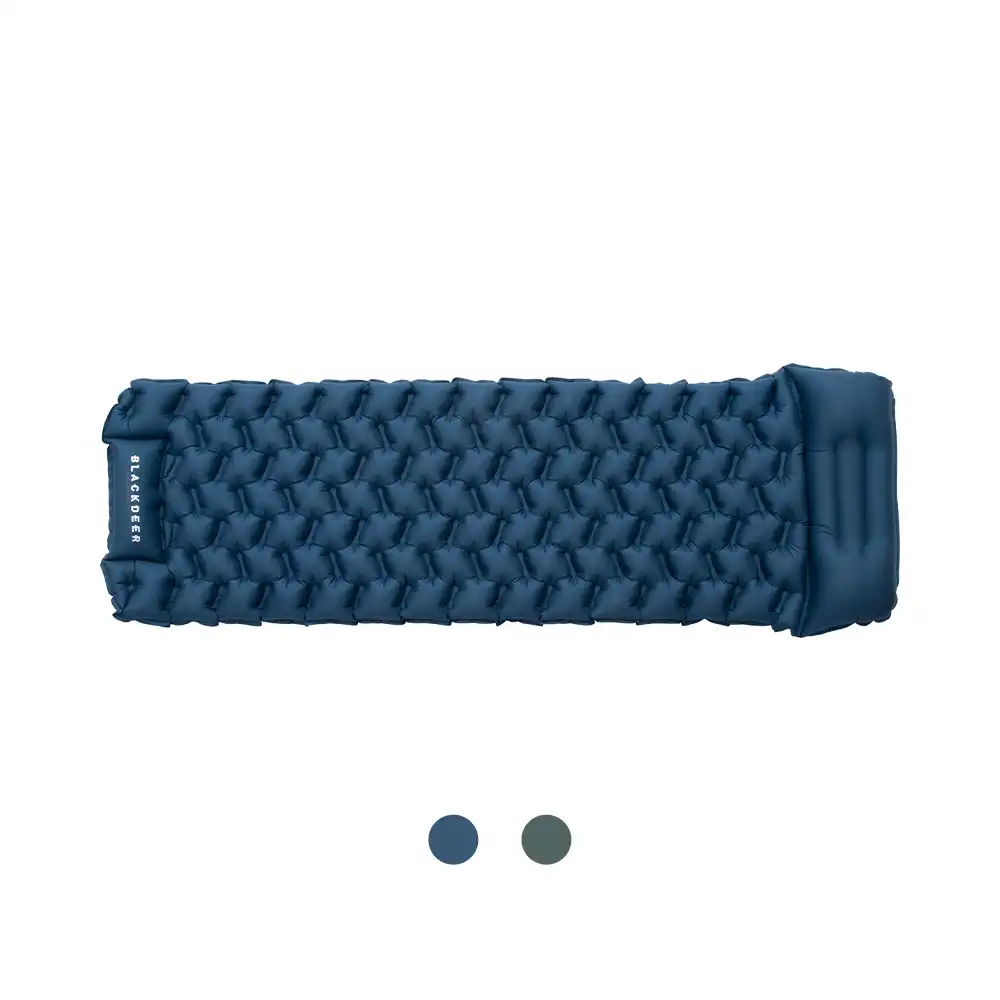 BLACKDEER Inflatable Sleeping Pad with Integrated Pillow