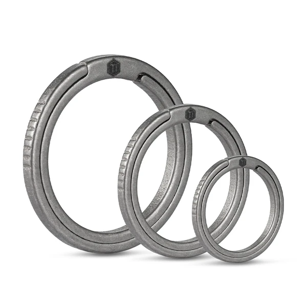 Super Lightweight Real Titanium Alloy Split Rings For Keyrings With  Quickdraw Tool Creative Hanging Buckle Keyring From Pingwang3, $78.4