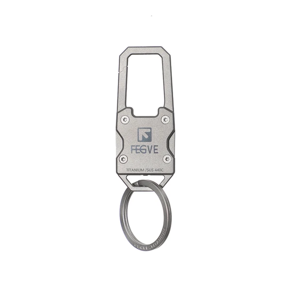 FEGVE TI067 Titanium Alloy Keychain