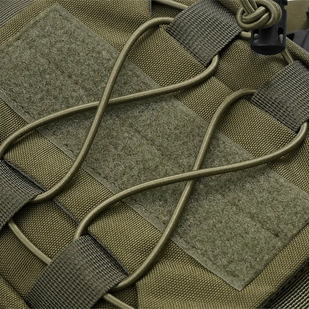OLIFE Tactical Dog Backpack and Bungee Leash Set