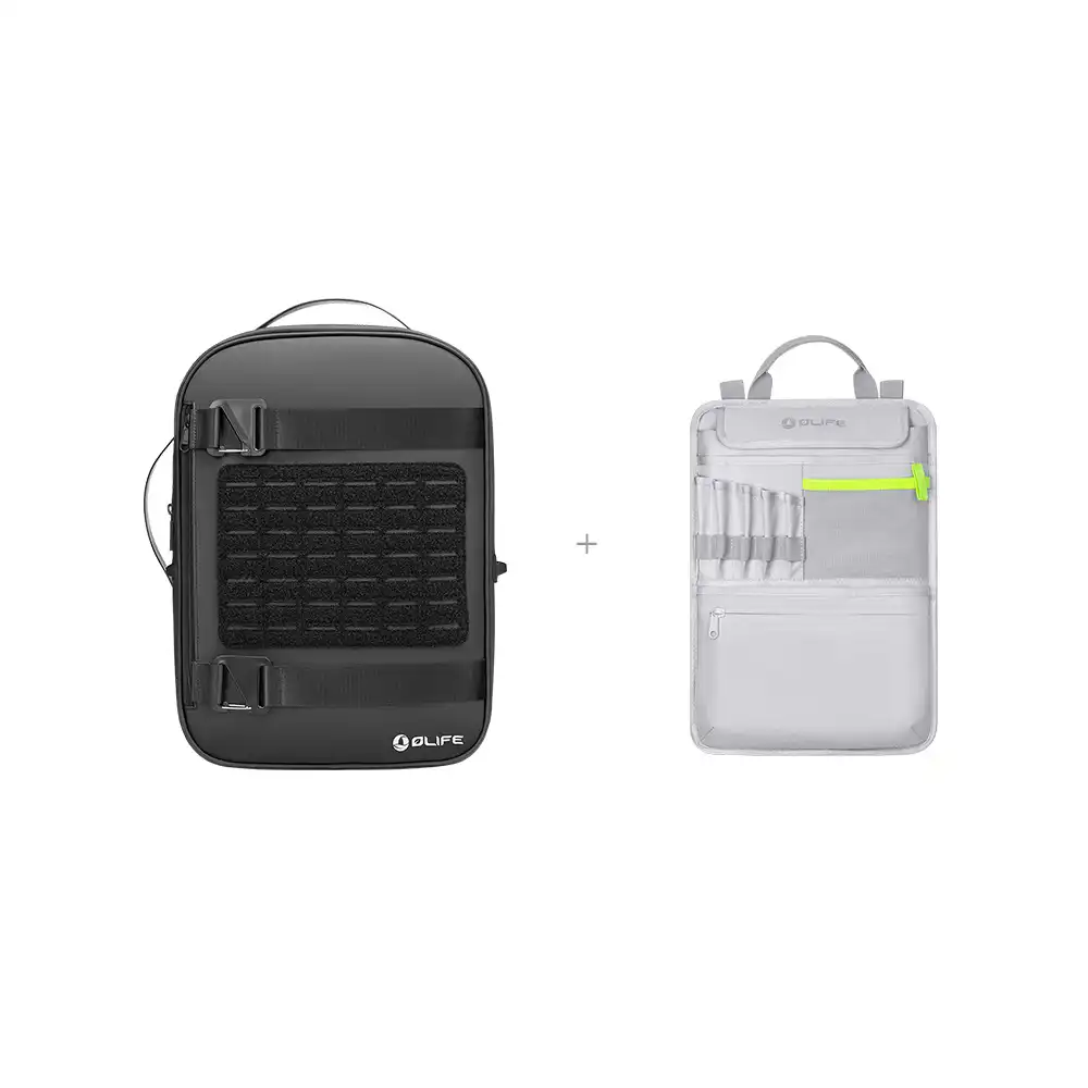 OLIFE Drytrip Commuter Backpack & Gripanel Laptop and Tablet Sleeve Bundle