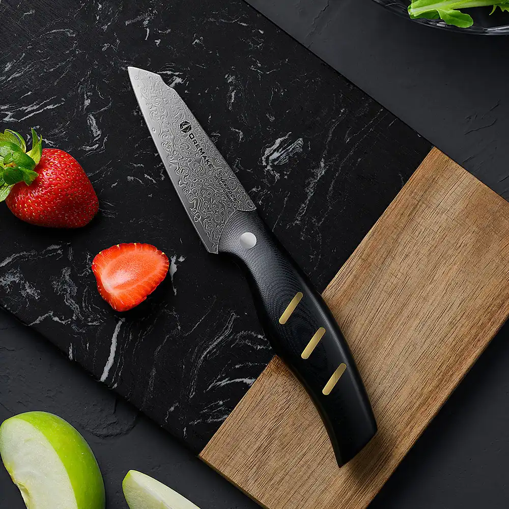 OREMAKE Sheepdog Damascus 3.5" Paring Knife