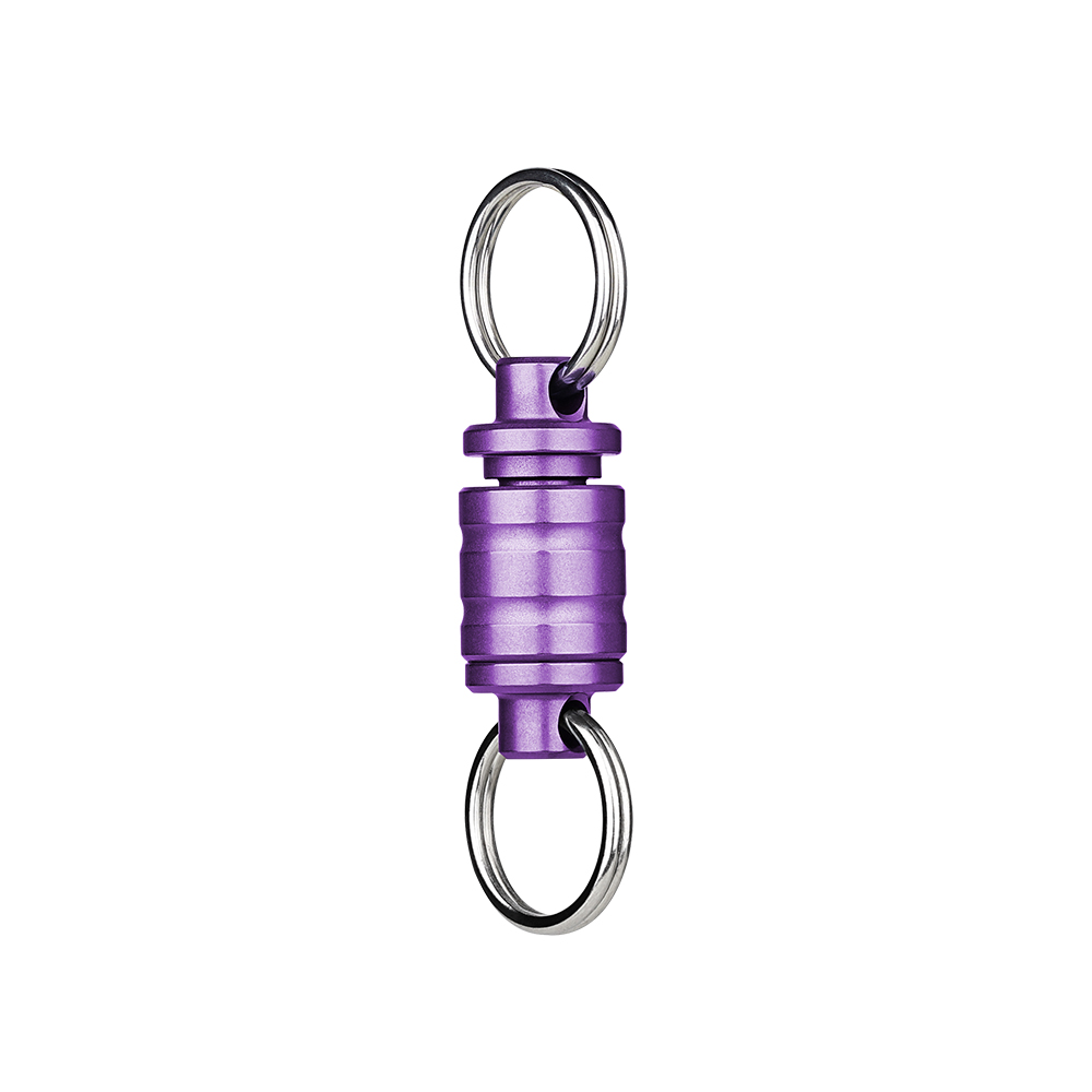 OKNIFE Otacle R1 Titanium Magnetic Quick-Release Keychain - Purple