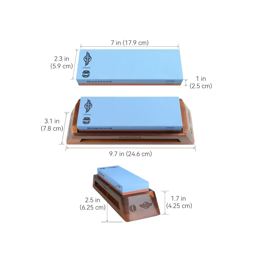 OREMAKE Sheepdog 8'' Chef's Knife Bundle Whetstone