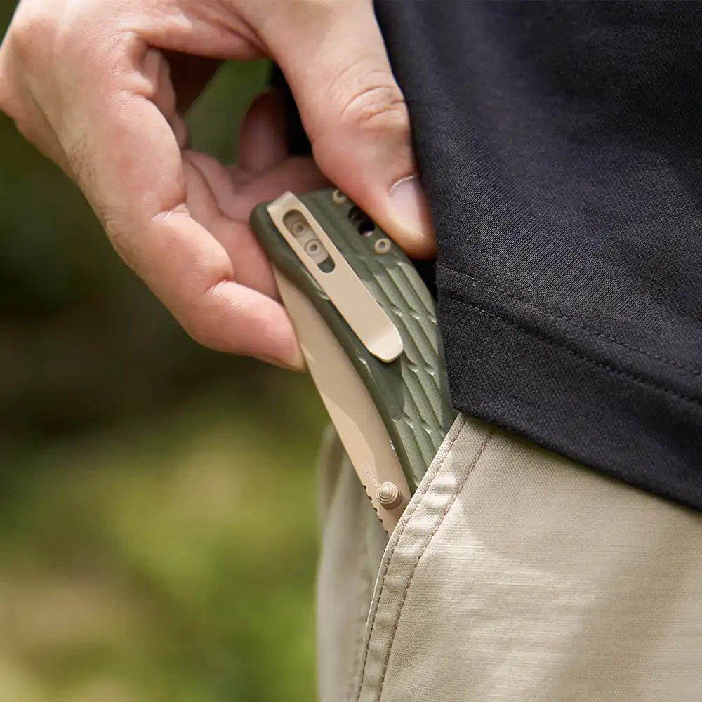 OKNIFE Heron R1 Cerakote-Coated Folding Pocket Knife