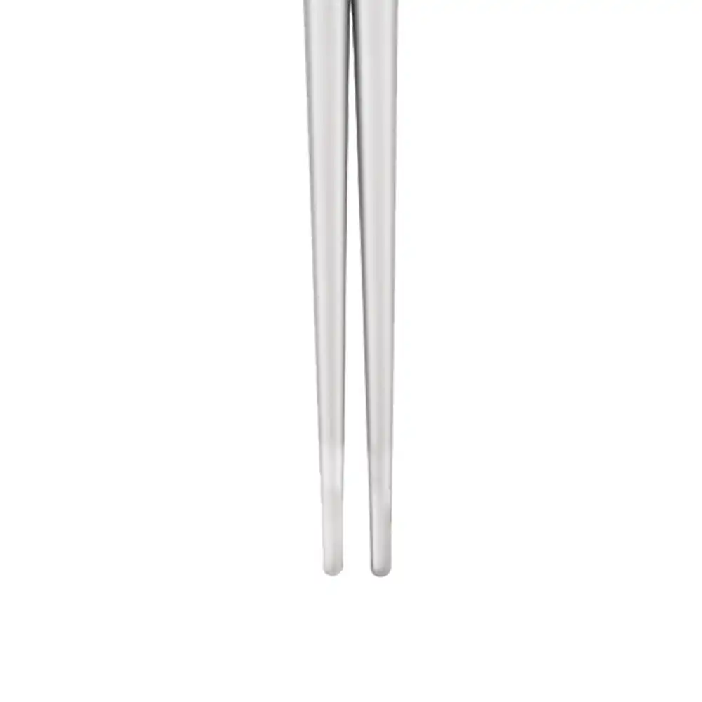 KEITH Titanium Round Handle Chopsticks & Aluminum Carrying Case Set