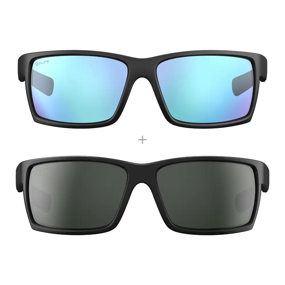 OLIFE Archamp Men's Polarized Casual Sunglasses Set