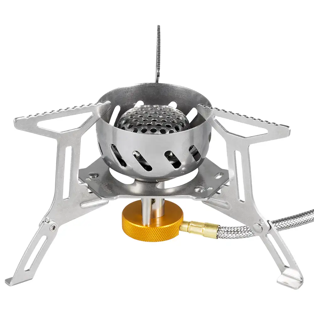 Fire-Maple FMS-121 Spark Backpacking Remote Gas Canister Stove with Windscreen