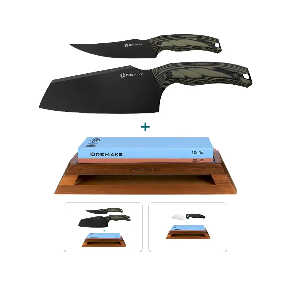 Knife & Whetstone Bundle