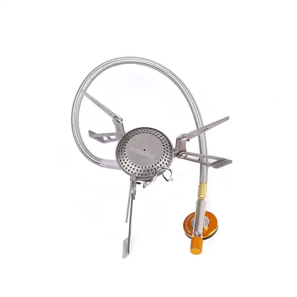 Fire-maple Camping Pot & Kettle Set with Preheat Tube Gas Stove