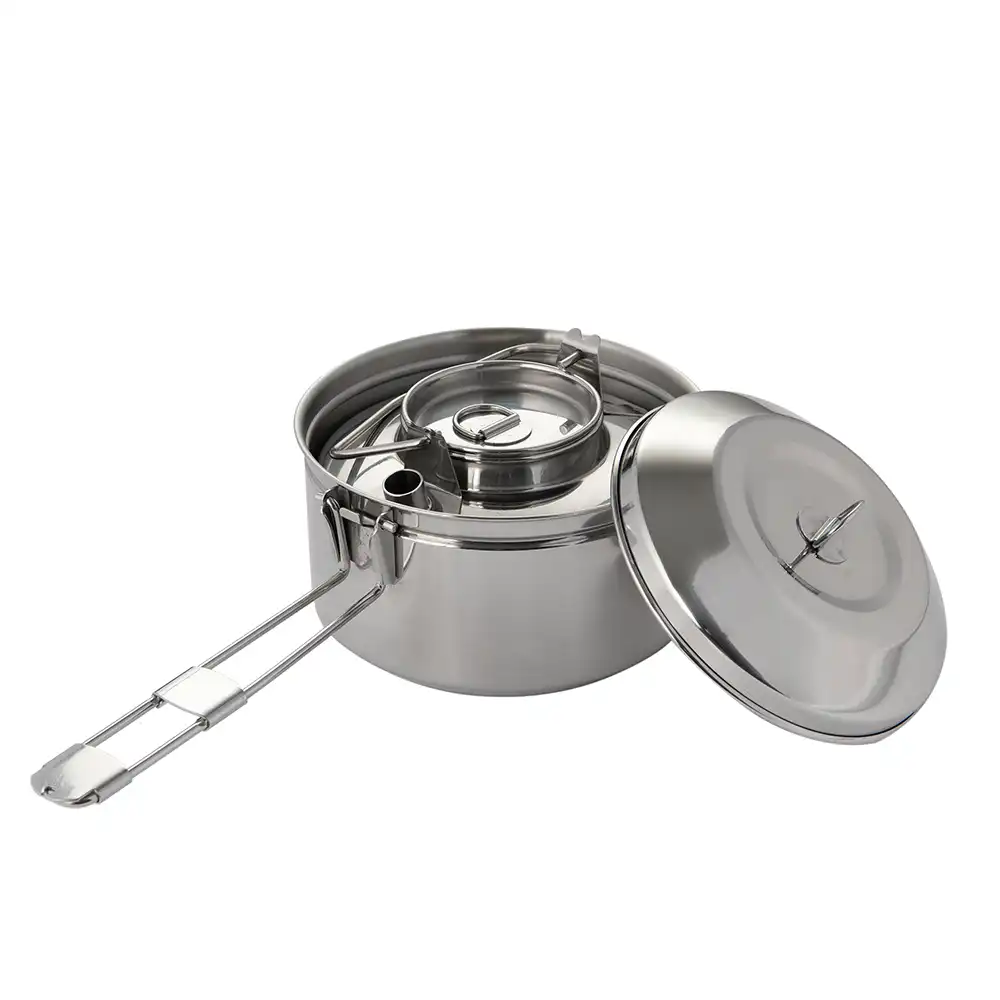 Fire-maple Camping Pot & Kettle Set with Pressure-regulator Remote Gas Stove