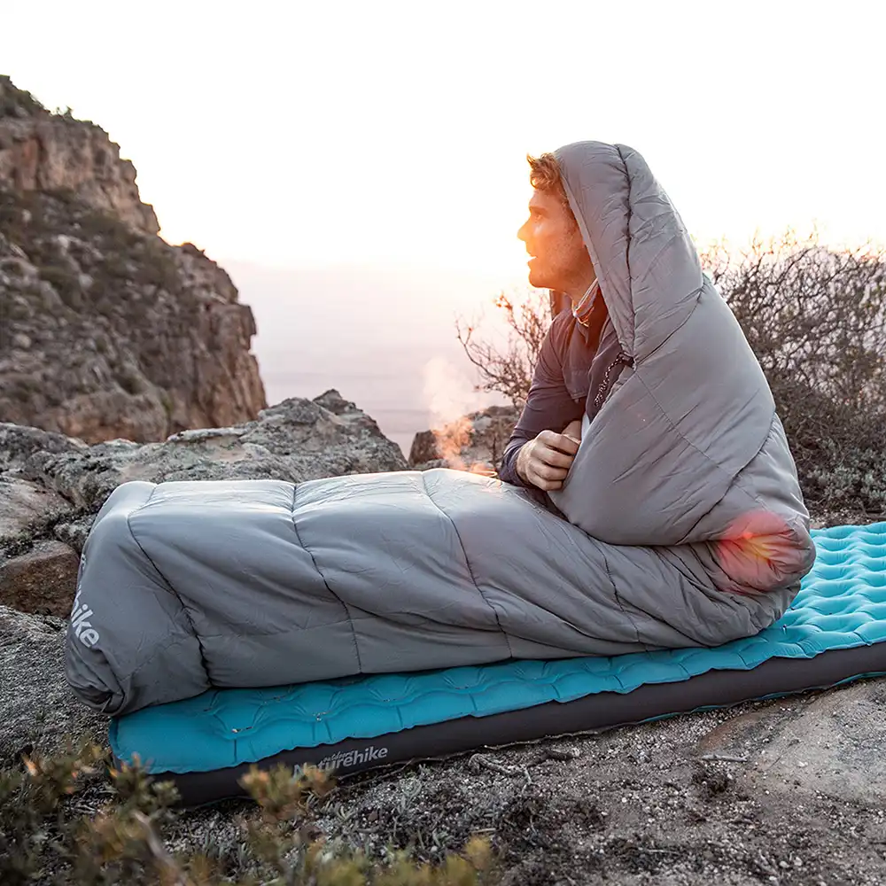 NATUREHIKE M300 Hooded Envelope Sleeping Bag
