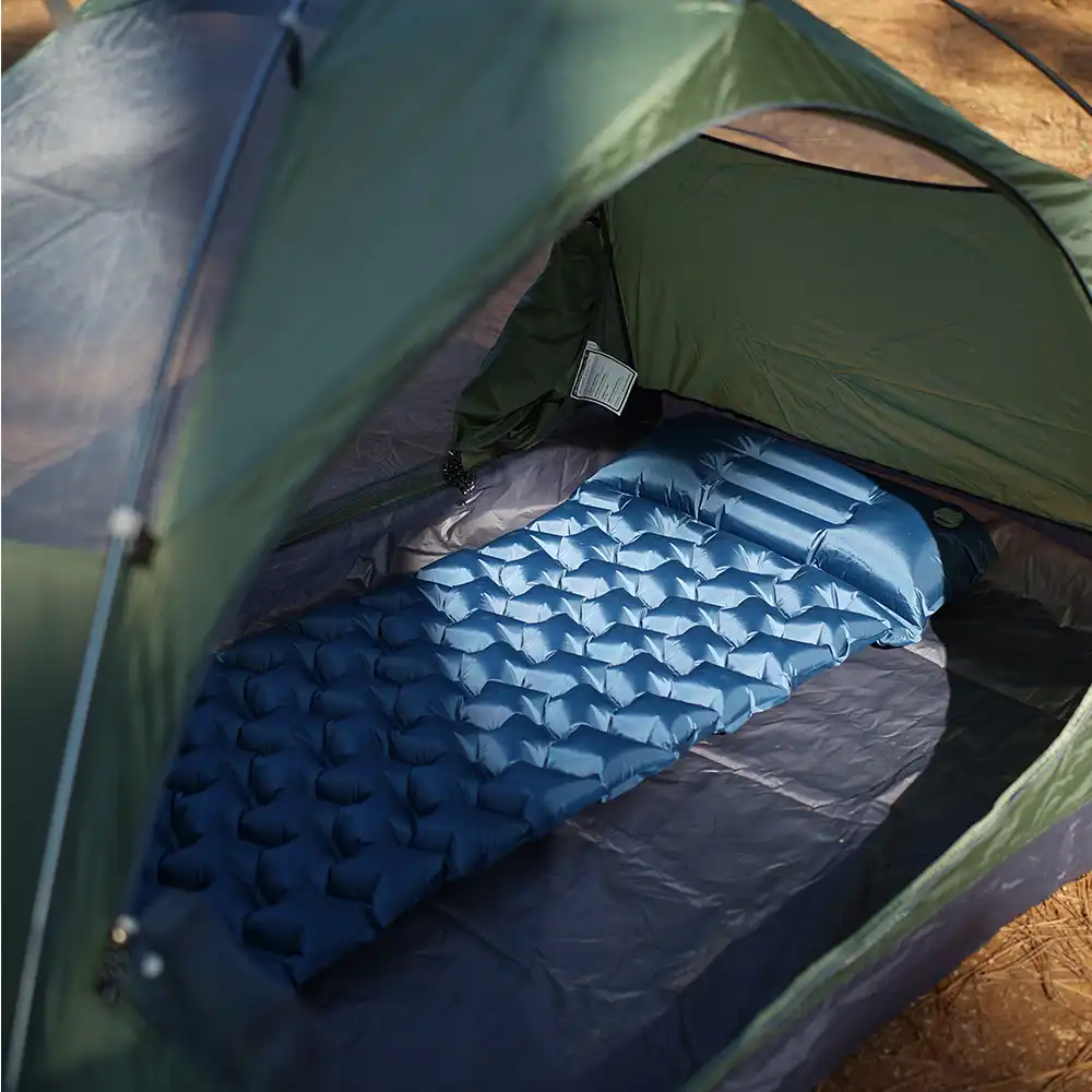 BLACKDEER Inflatable Sleeping Pad with Integrated Pillow