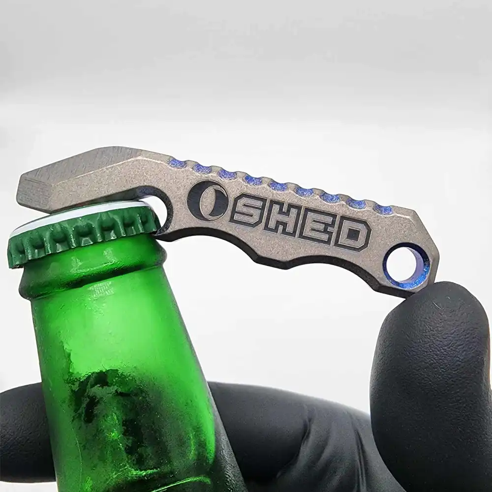 COPPER SHED | OLIGHT Oshed Titanium Bottle Opener (Limited Edition)