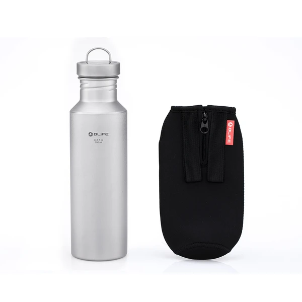 Copper Water Bottle Anti-Bacterial - Push Button Sports Lid