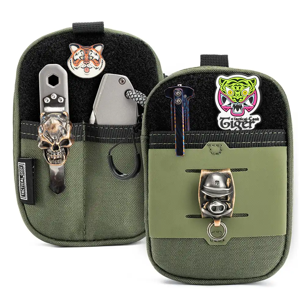 TACTICAL GEEK Block F EDC Pocket Organizer Storage Pouch