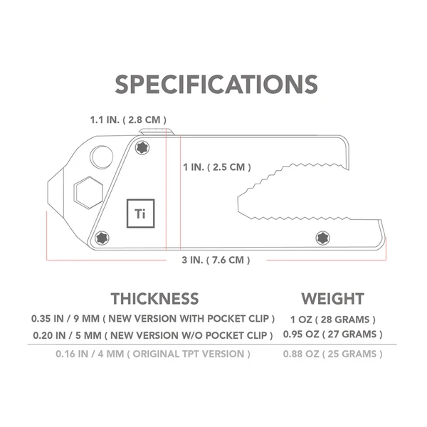 Titanium Pocket Tool