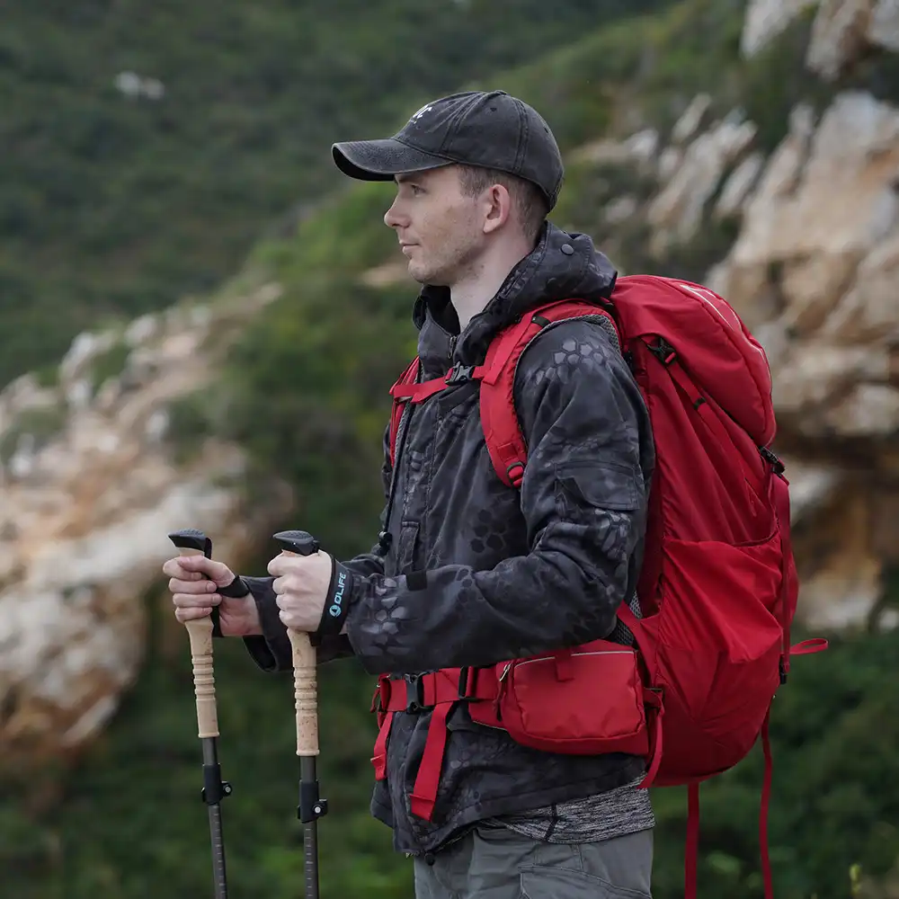 OLIFE Mixtend F3T2 Folding Hiking Trekking Poles (Pair)
