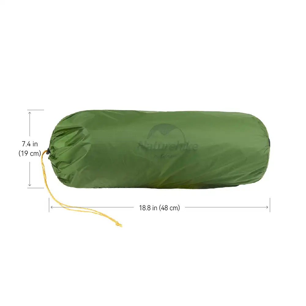Kailas Backpack 48+5L&Blackdeer Ultralight Sleeping Pad& Naturehike 2-Person Tent&Sleeping Bag Black