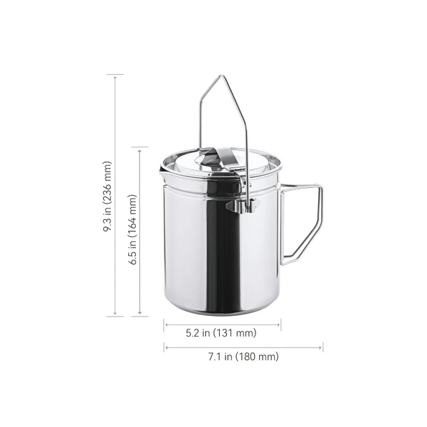 Pot stainless steel, 1,9 L | Manufactum