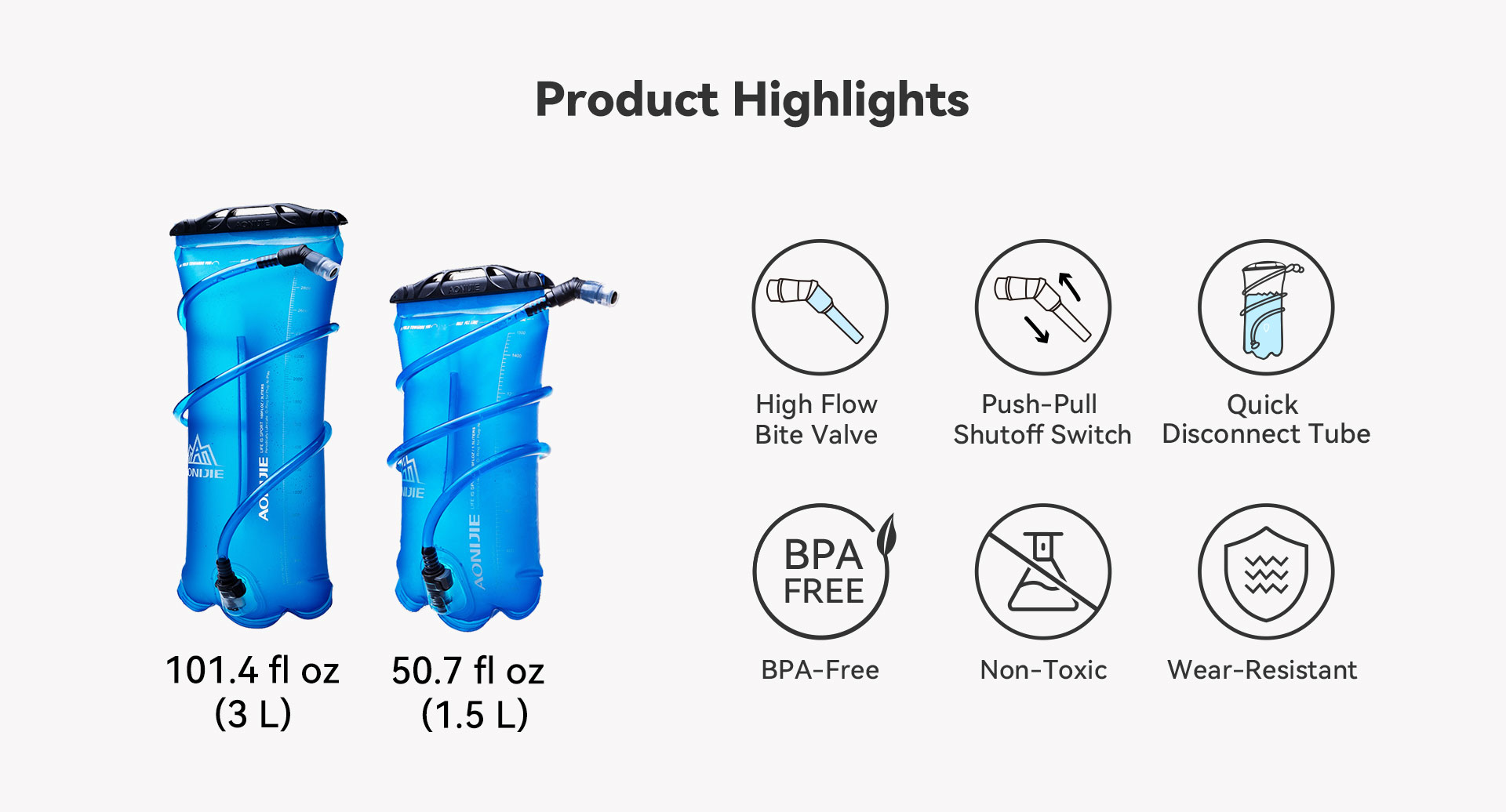 Aonijie Ecofriendly Hydration Water Bladder Obuy