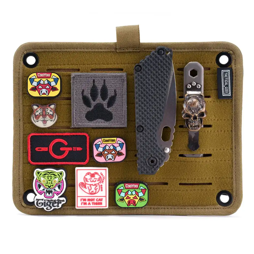 TACTICAL GEEK TCM MOLLE and Elastic Strap EDC Organizer Panel