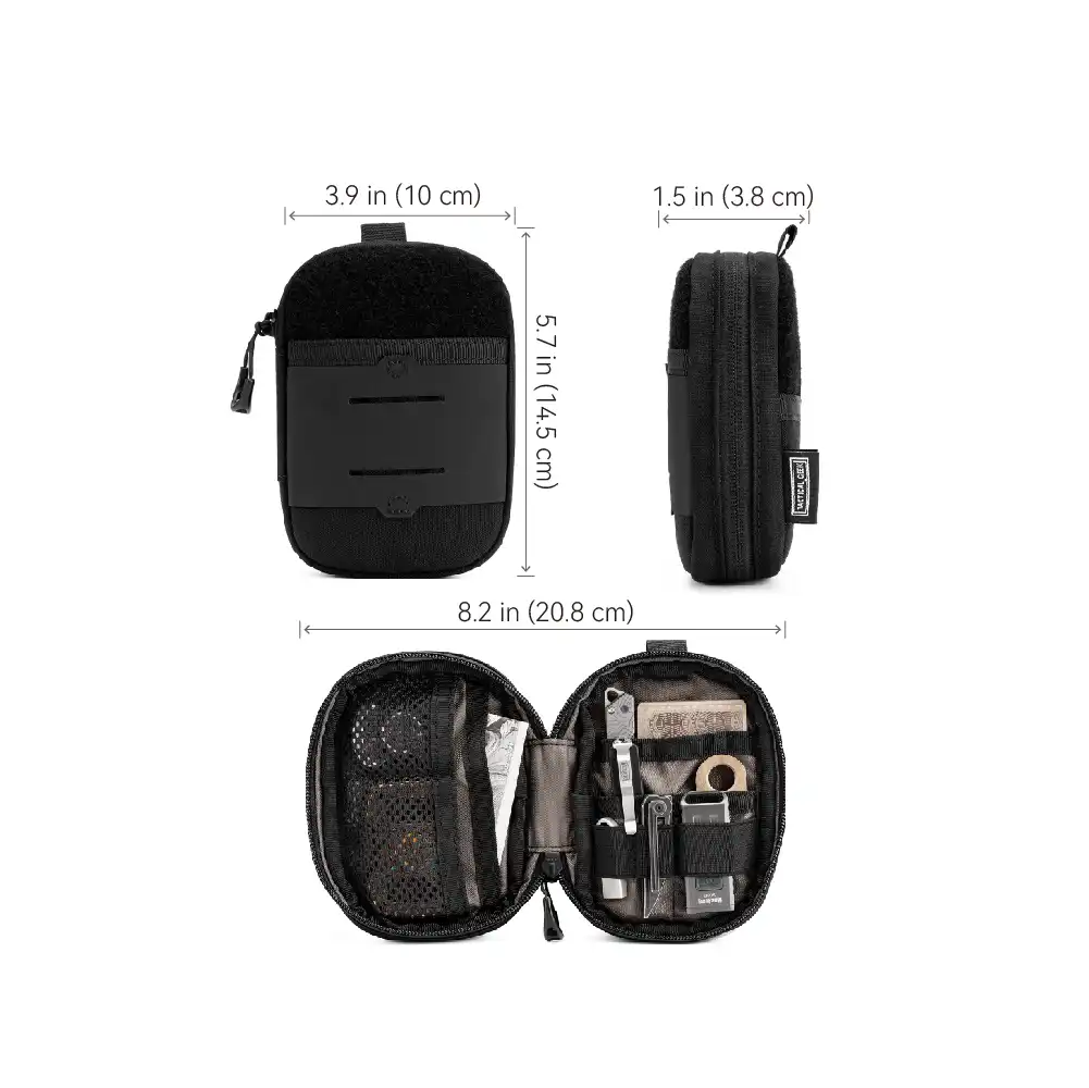 TACTICAL GEEK Block F EDC Pocket Organizer Storage Pouch