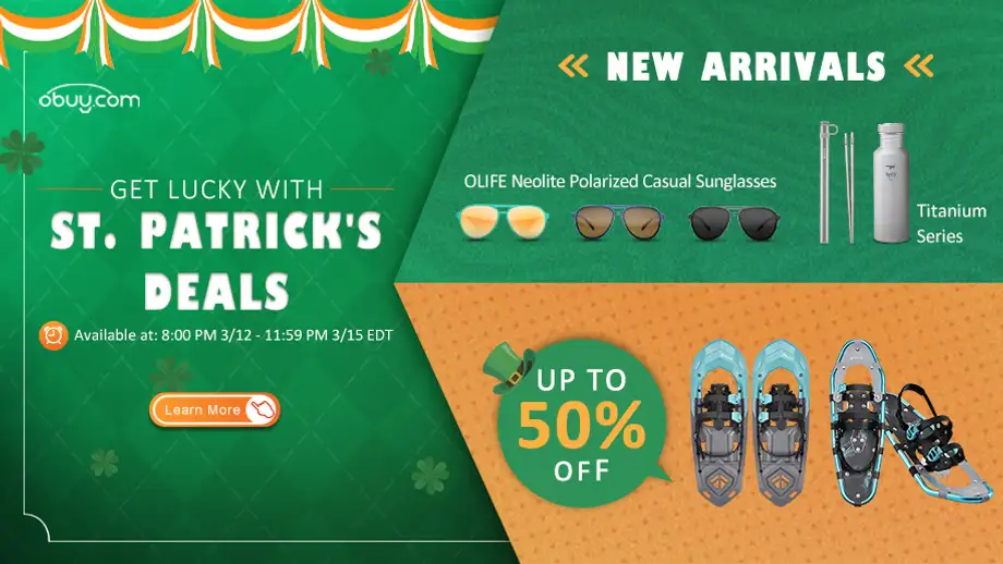 2023 Obuy March St. Patrick's Day Sale Shopping Guide