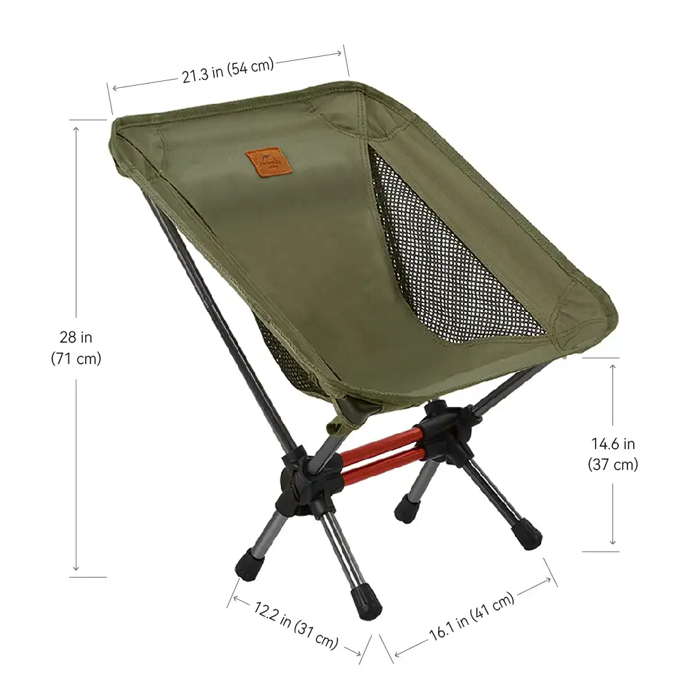 NATUREHIKE Lightweight Folding Camp Chair