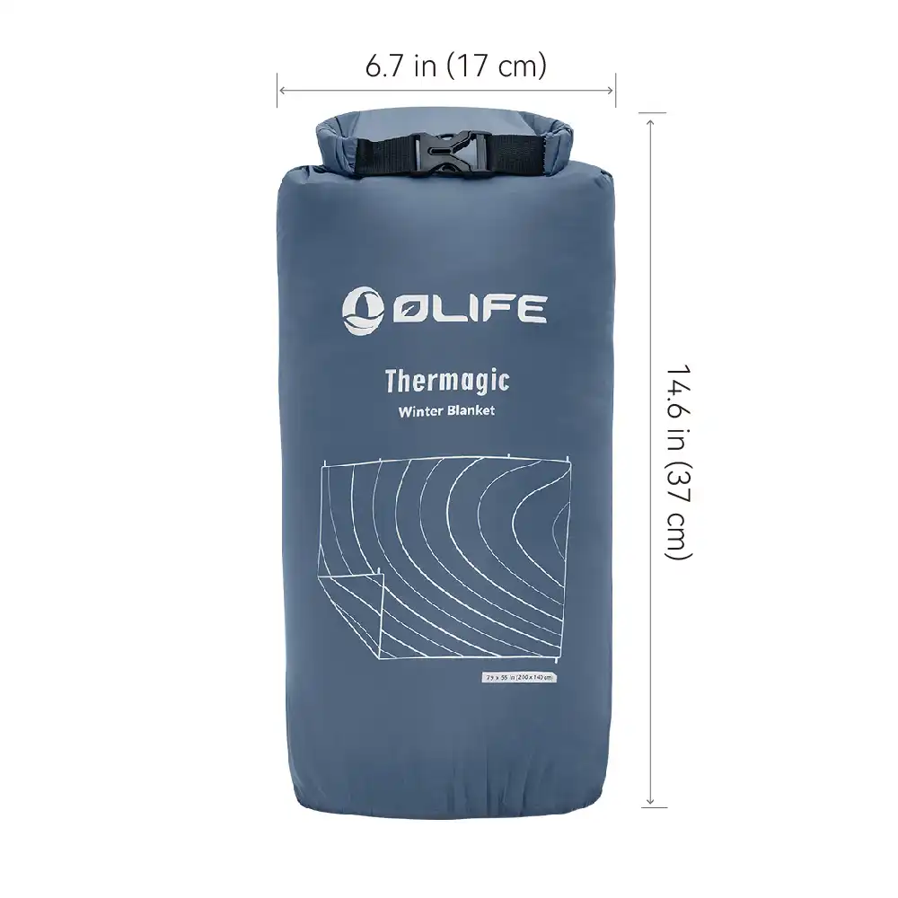 OLIFE Thermagic Lightweight Outdoor Winter Blanket Set