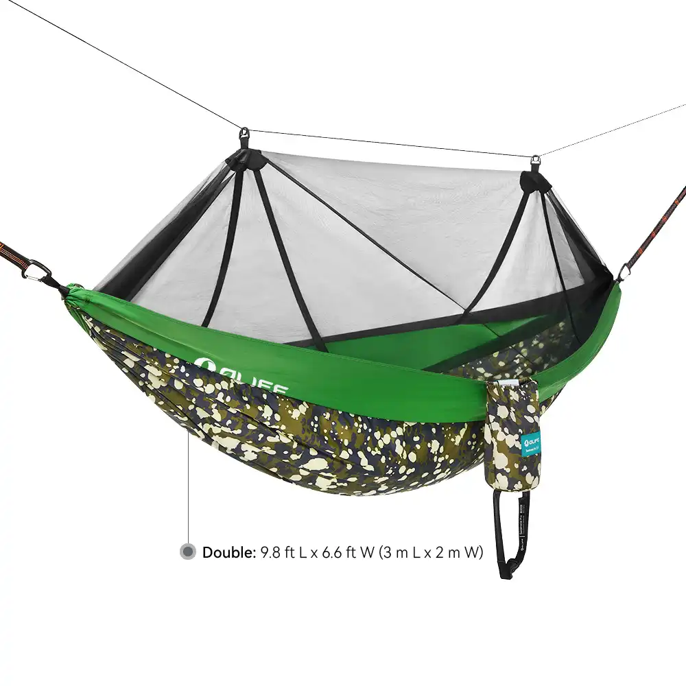 OLIFE Sunbreeze Pro Hammock with Mosquito Netting and Tree Straps