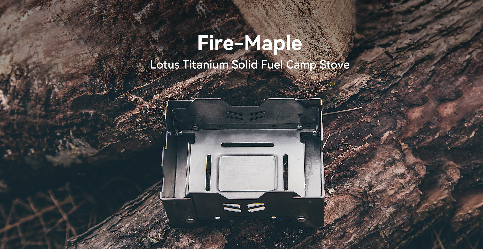 FIRE-MAPLE Lotus Titanium Solid Fuel Camp Stove