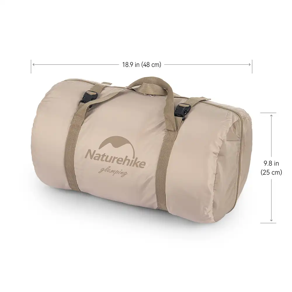 NATUREHIKE PS200 Oval Hooded Sleeping Bag with Cotton Liner and Armholes