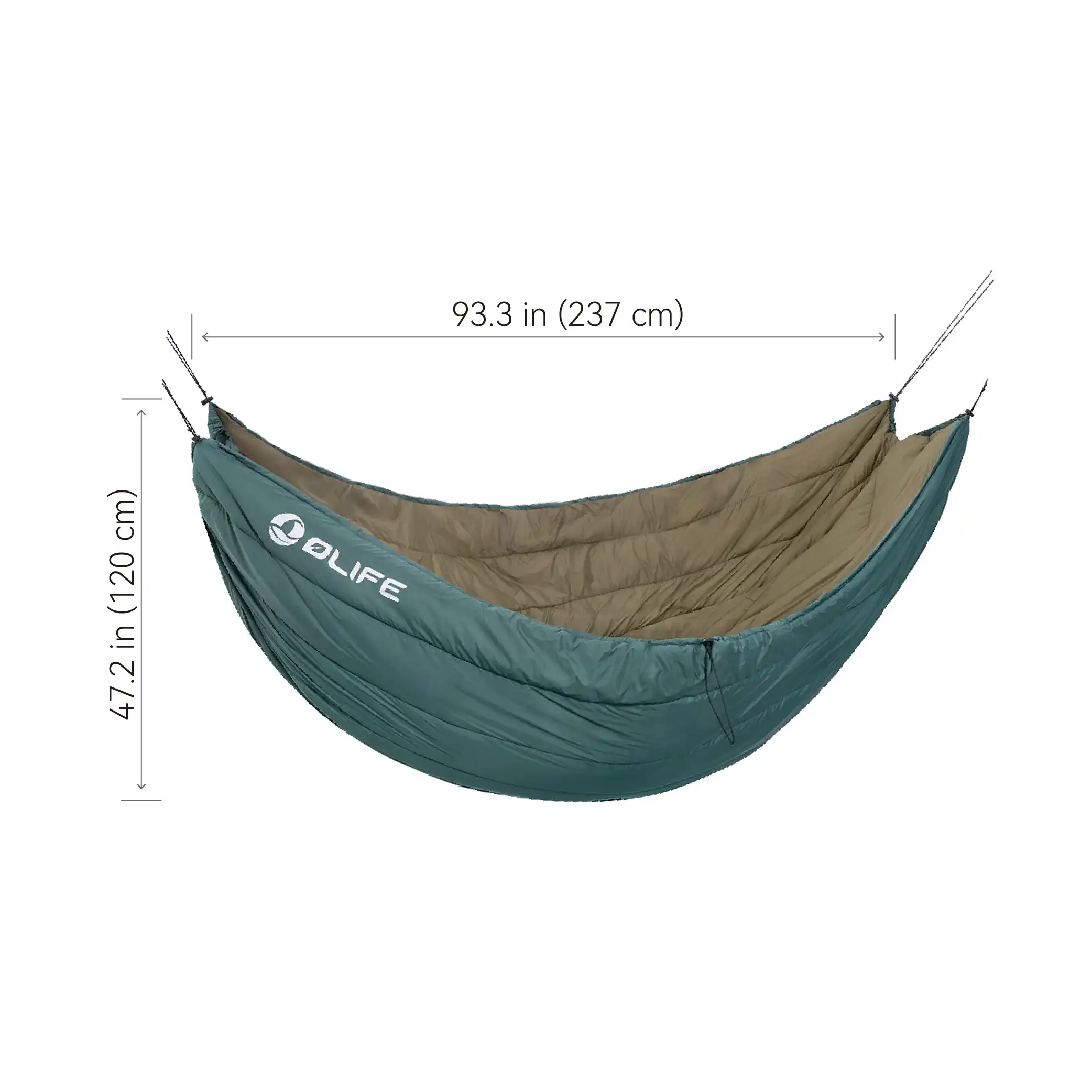 OLIFE Sunbreeze Camping Hammock Underquilt