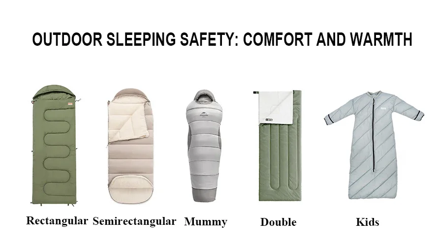 5 Different Types of Sleeping Bags and When to Use Them for Your Camping Adventures