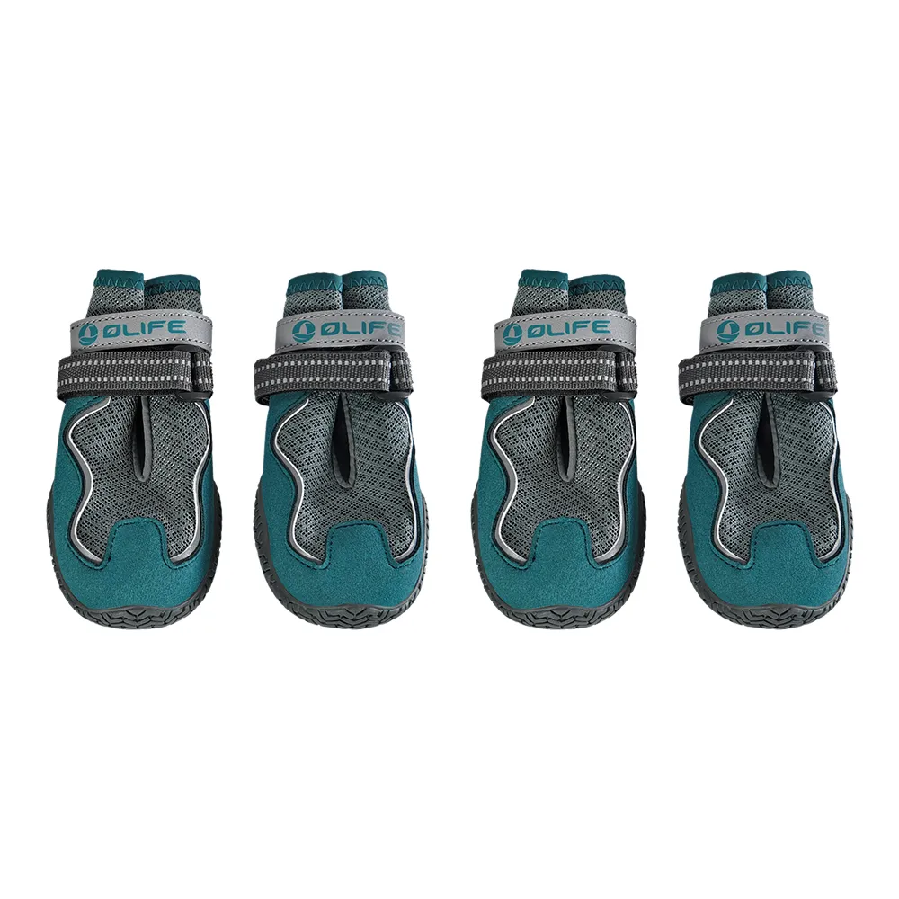 OLIFE Pawtour Breathable Dog Boots (Set of 4), One Size