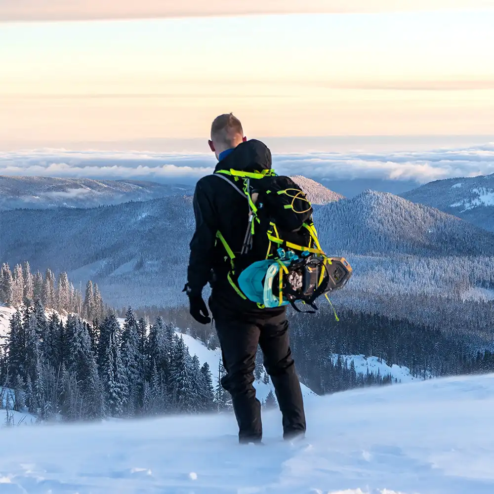 OLIFE High Traction Polymer Backcountry Snowshoes
