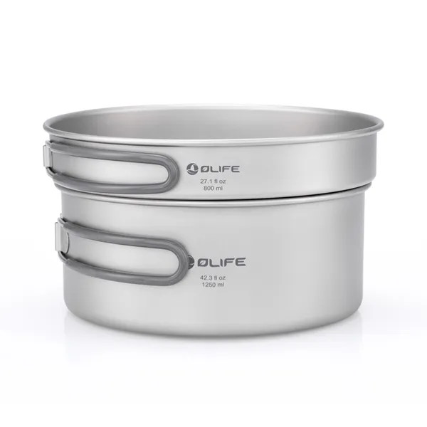 FIRE-MAPLE Antarcti 1.2L Stainless Steel Pot with Steam Tray